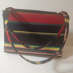 Vintage Colorful stripe Purse